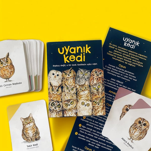 Uyanık Kedi Kart Oyunu – Dikkat Odaklı Eğlence