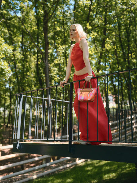 LUMA - GLIDE - MINI BAG - FUŞYA TURUNCU