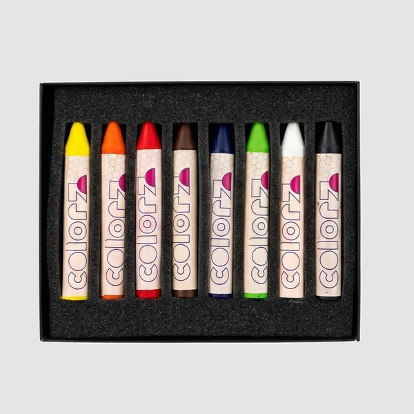Profesyonel 8li Yağlı Pastel Seti (Temel Renkler)